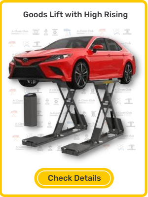 Goods lift with high rising