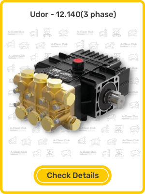 3 phase udor 12.140 high pressure pump